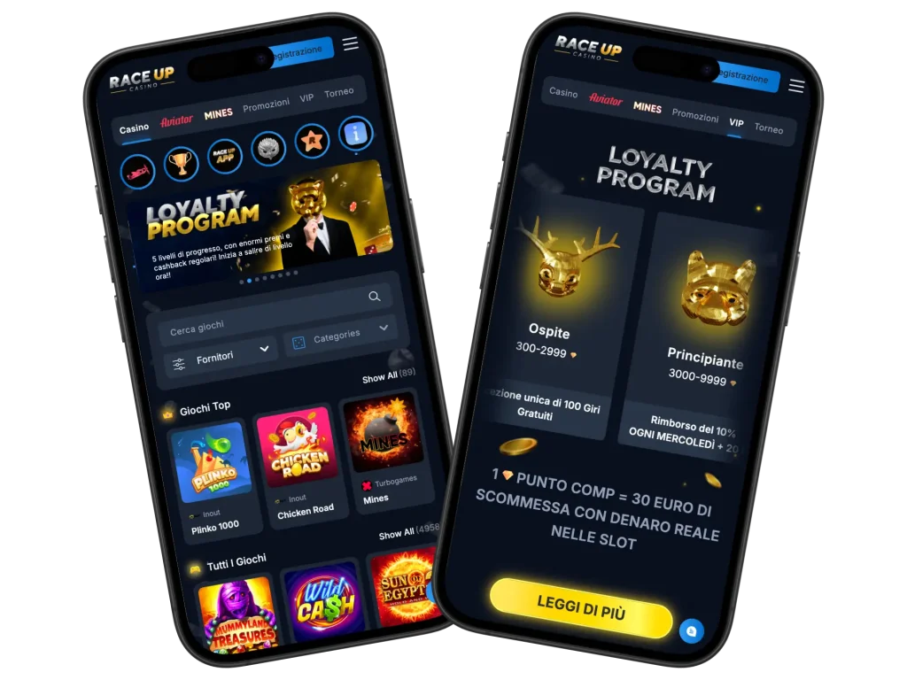 race up casino app download