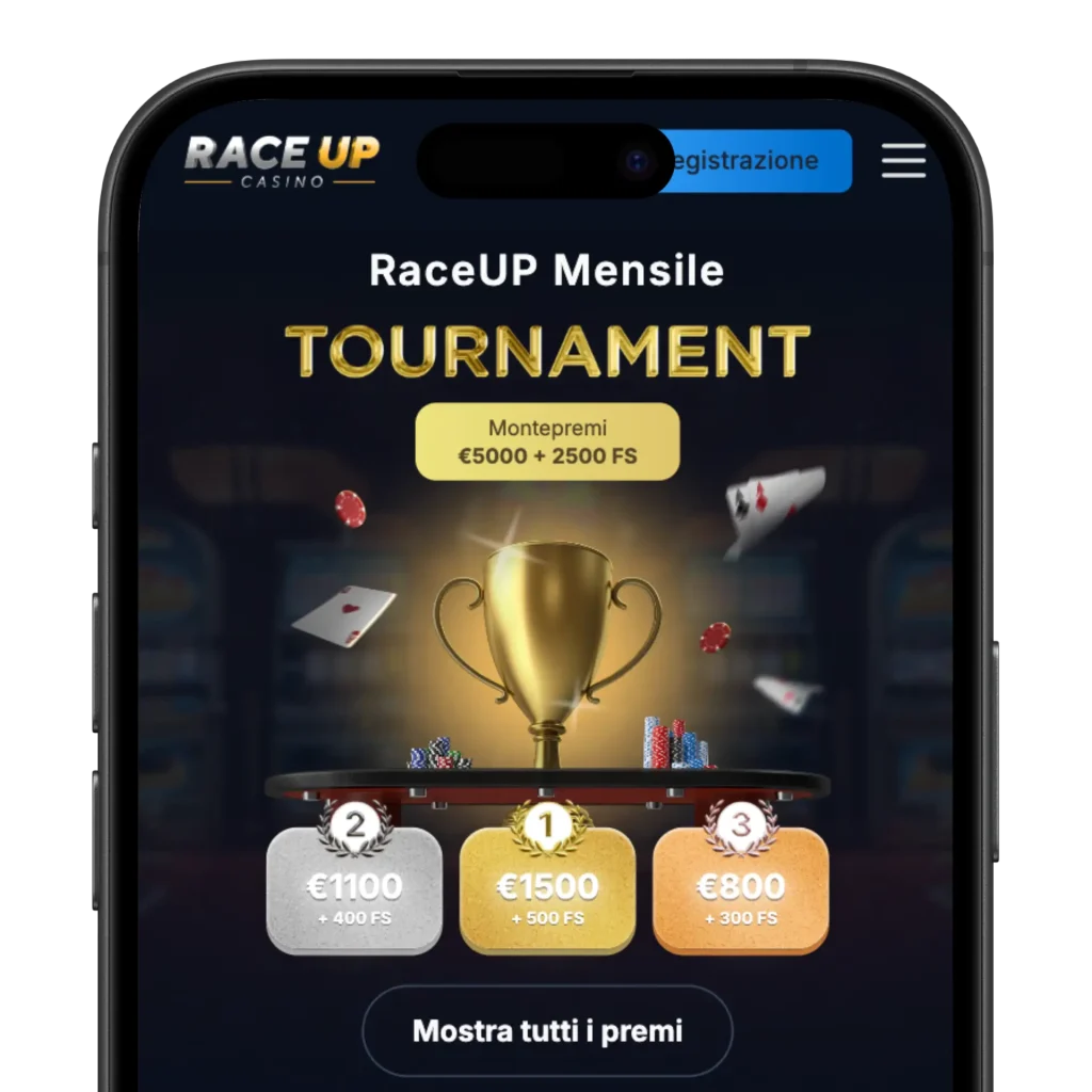 raceup app del casinò
